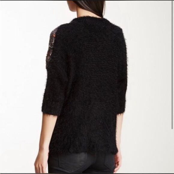 Shu Shu Patchwork Shag Sweater - Picture 2 of 13